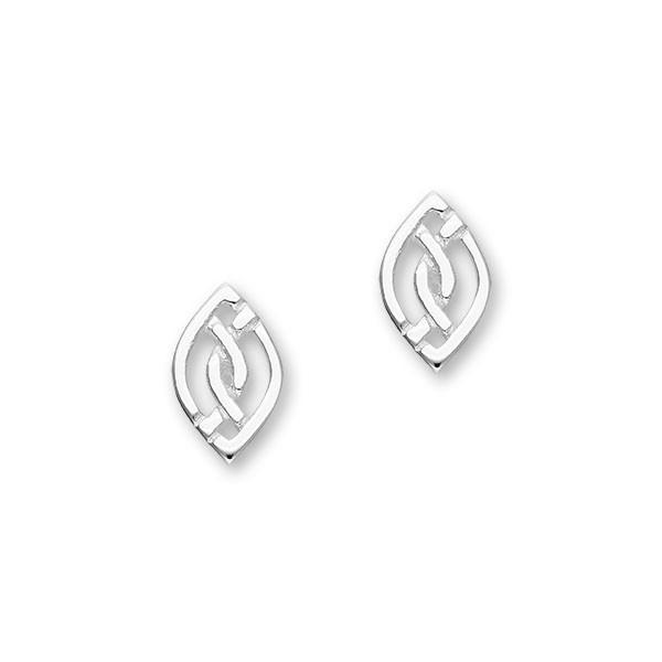 Celtic Silver Earrings E1806 – Jewellery of Scotland