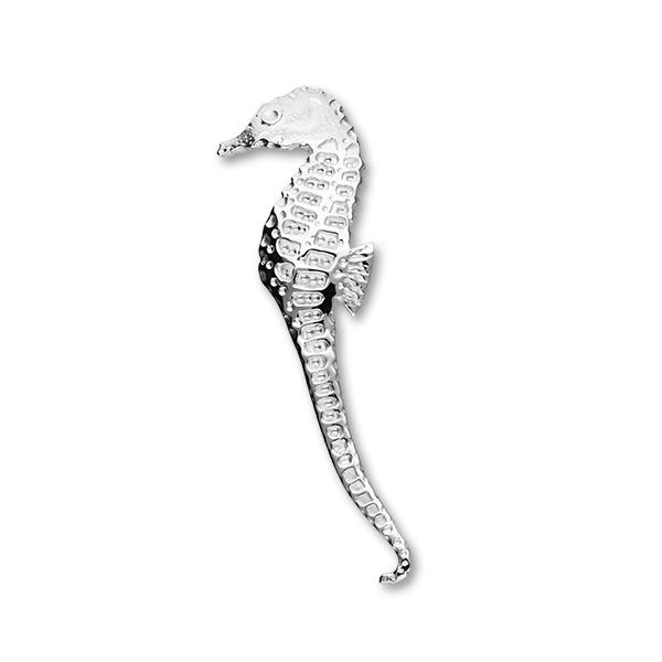 Kudos Seahorse Silver Brooch FB 2