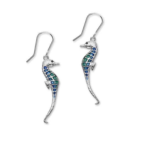 Kudos Enamelled Silver Earrings FEE 2 MG+OA