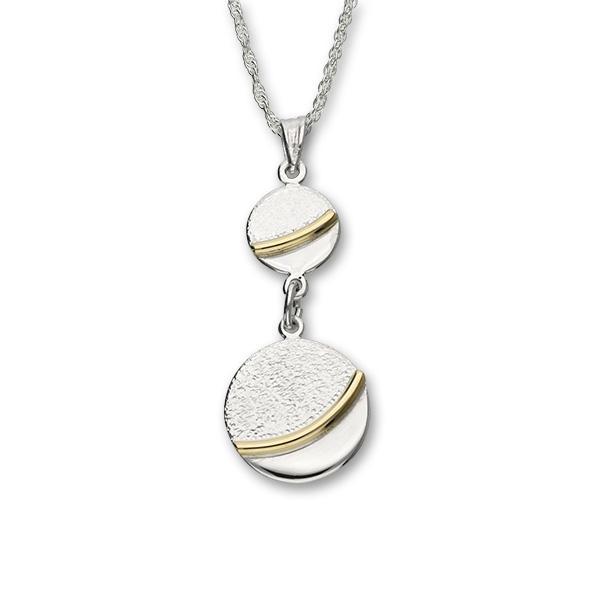 Fire & Ice Silver Double Pendant FP 30 - P