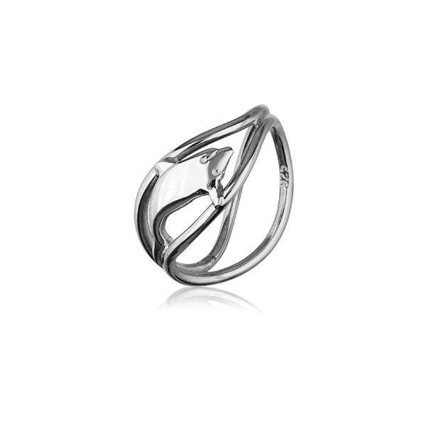 Dolphin Silver Ring FR 12